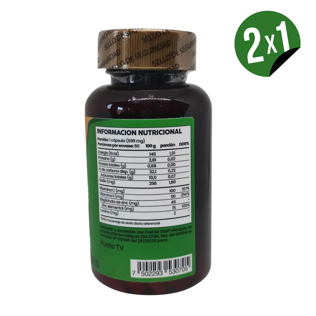 Zooone Alga Luteína 60 Cap 2X1