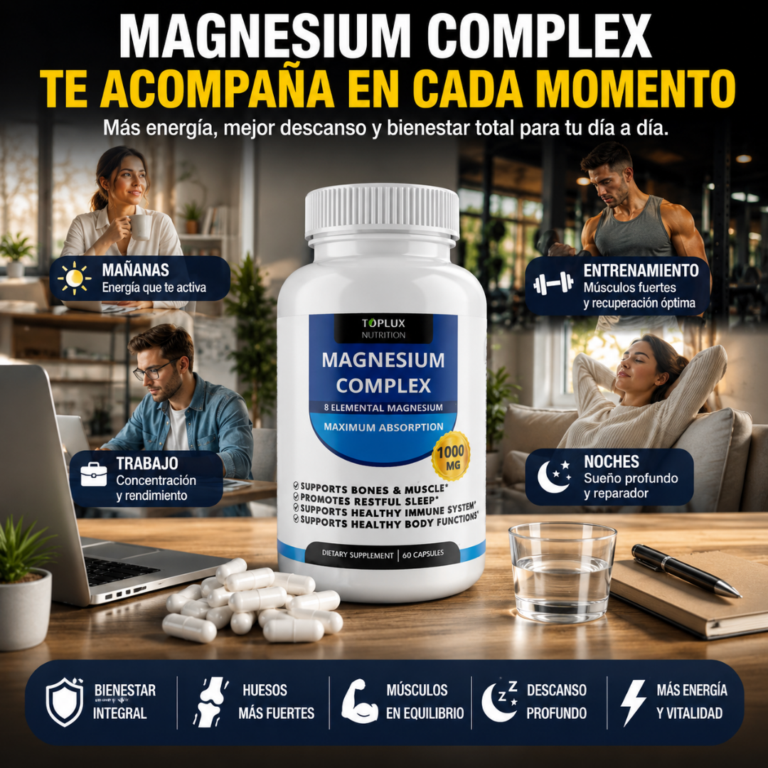 Magnesium Complex 1000 mg 60 Cápsula