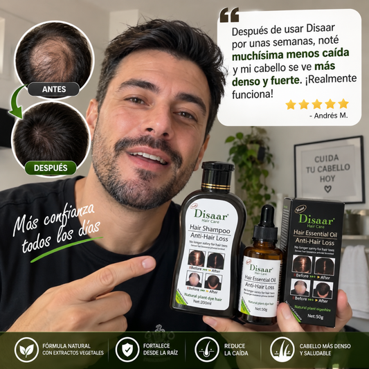 Pack Disaar Anticaída – Shampoo + Aceite | Fortalecimiento y Vitalidad