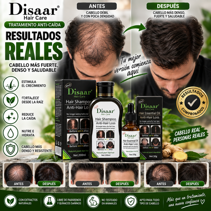 Pack Disaar Anticaída – Shampoo + Aceite | Fortalecimiento y Vitalidad