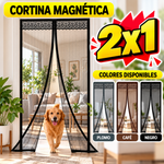 Cortina Mosquitera Magnética para Puerta 2x1 | Protección contra Insectos