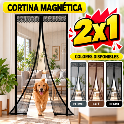 Cortina Mosquitera Magnética para Puerta 2x1 | Protección contra Insectos