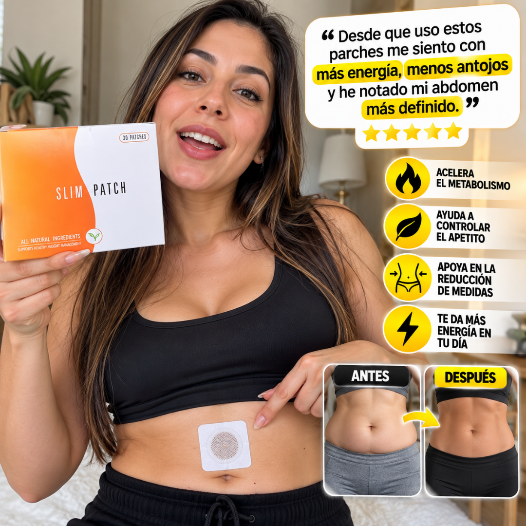 Slim Patch Adelgazante | Control del Apetito | Apoyo al Metabolismo | 60 UND