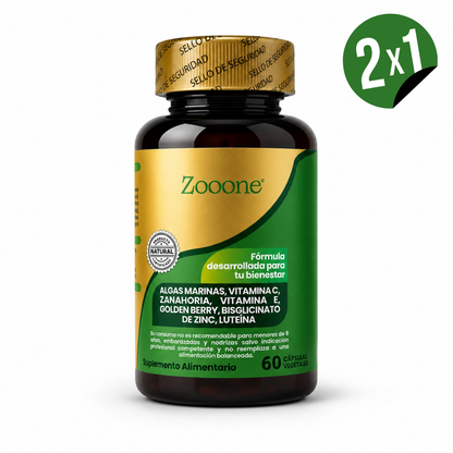 Zooone Alga Luteína 60 Cap 2X1