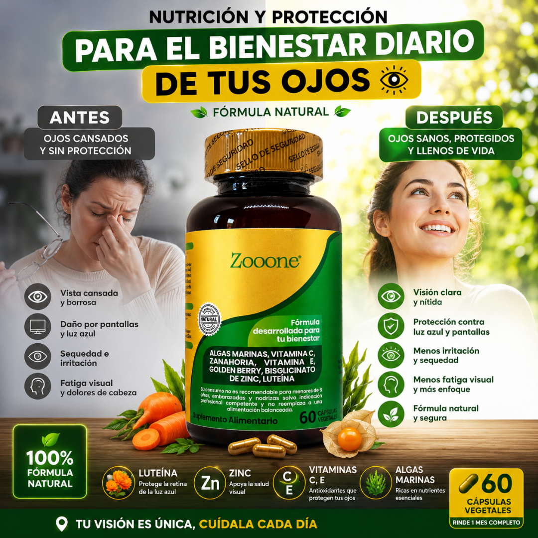 Zooone Alga Luteína 60 Cap 2X1