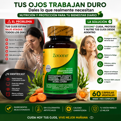 Zooone Alga Luteína 60 Cap 2X1