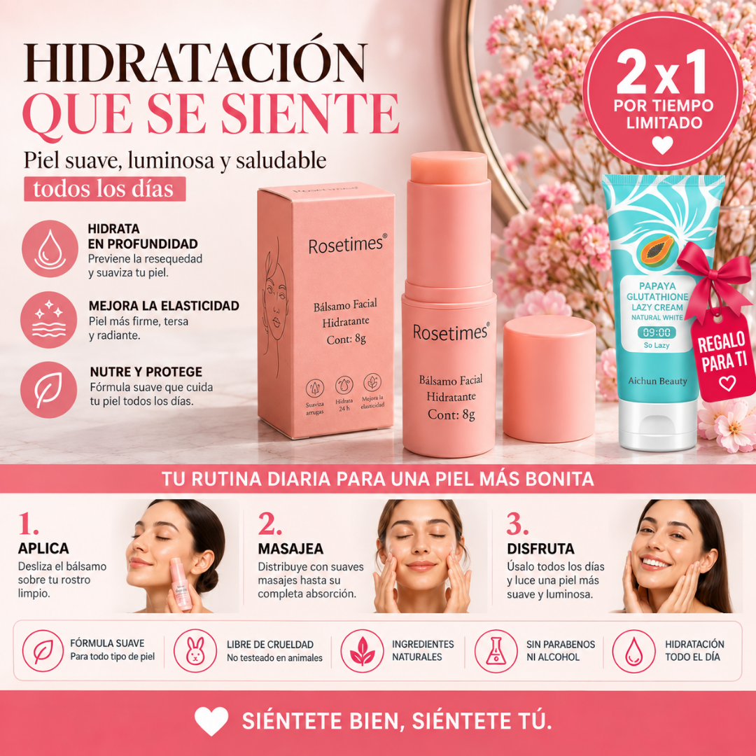 Bálsamo Facial Hidratante 2X1 + Regalo