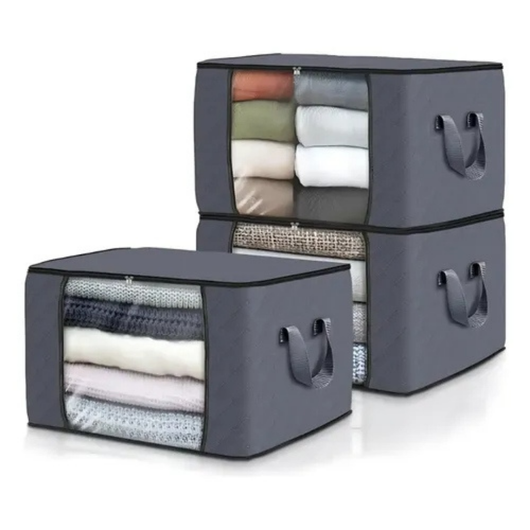 Caja Organizadora de Tela con Visor X6