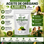 Aceite de Orégano 6000 mg 60 Cap.