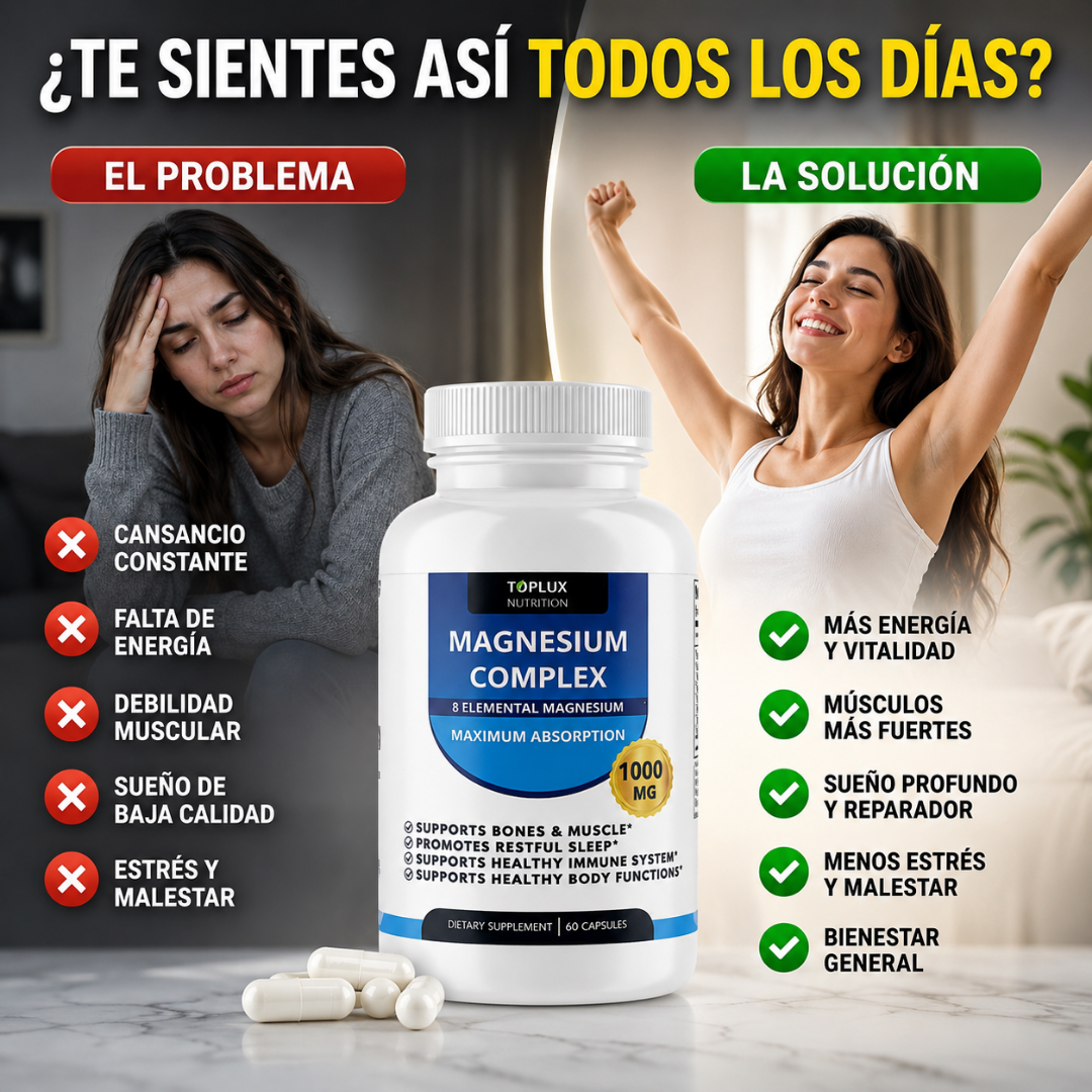 Magnesium Complex 1000 mg 60 Cápsula