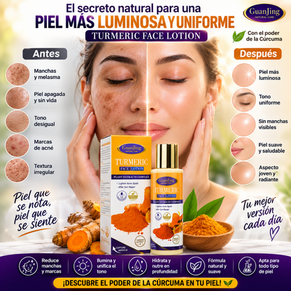 Loción Facial de Cúrcuma para Manchas