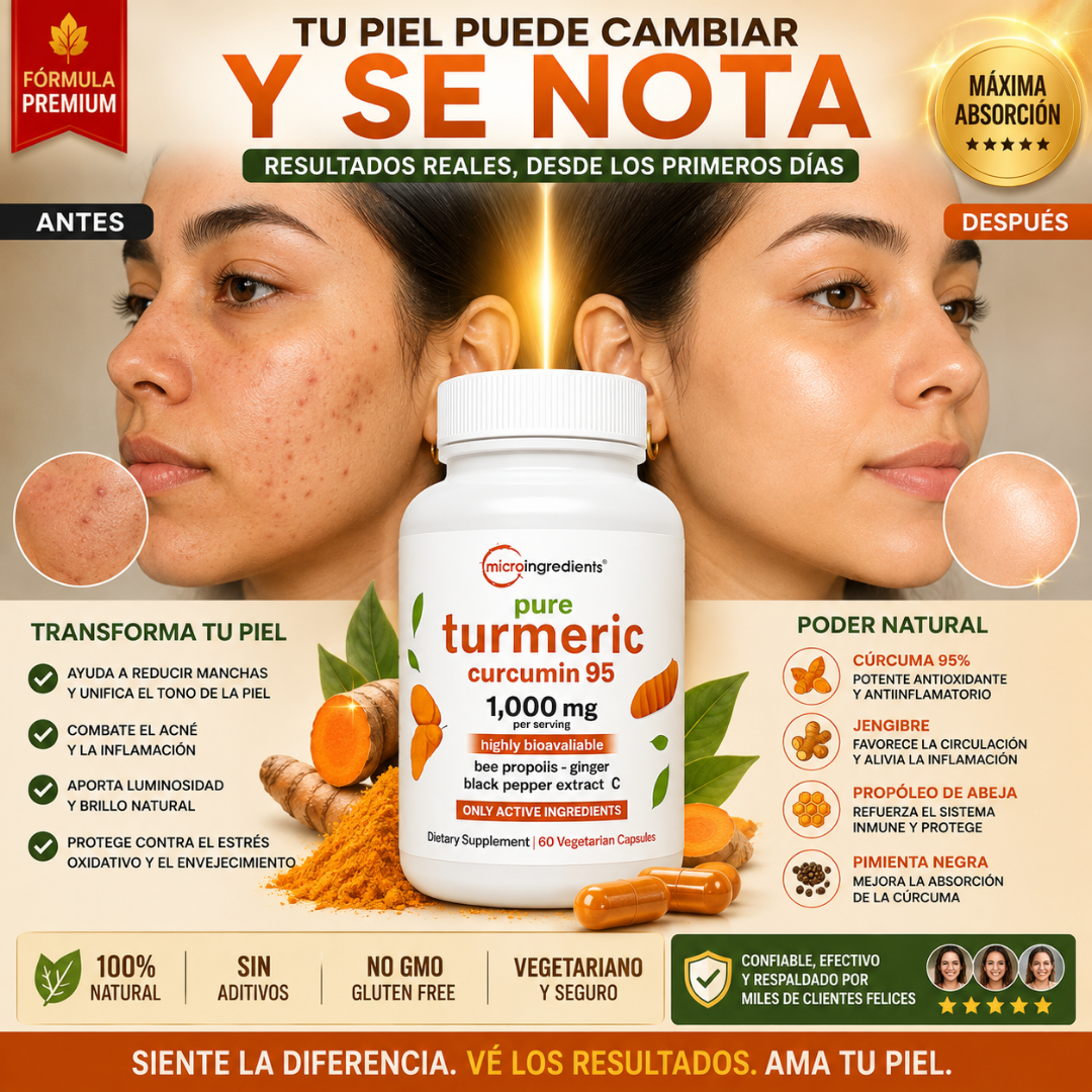 Turmeric Curcumin 60 Cápsulas